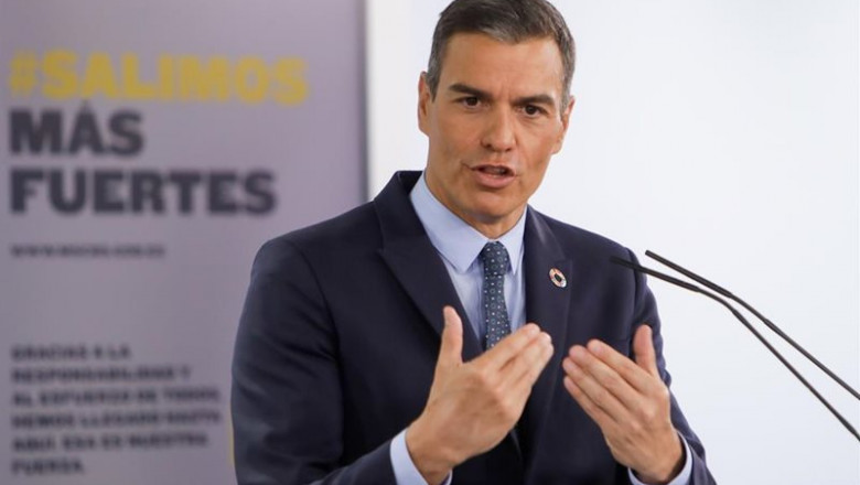 El presidente del Gobierno, Pedro Sánchez | EUROPA PRESS/R.Rubio.POOL - Europa Press ep el presidente del gobierno pedro sanchez ofrece una rueda de prensa al termino de la primera