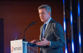 ep el presidente del pp alberto nunez feijoo interviene durante la inauguracion del xii encuentro de
