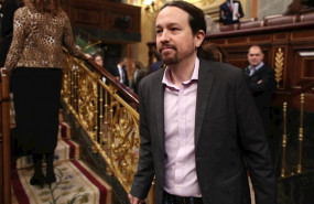 ep el secretario general de podemos pablo iglesias entra en el congreso de los diputados antes de la
