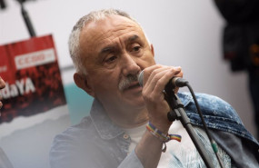 ep el secretario general de ugt pepe alvarez interviene durante una protesta por la reduccion de la