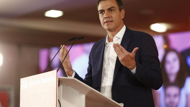 ep el secretario general del psoe y presidente del gobierno en funciones pedro sanchez durante su 20191009170007