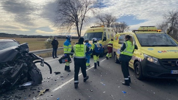 ep imagen de un accidente de trafico en san martin de la vega madrid el pasado domingo dia 6 de