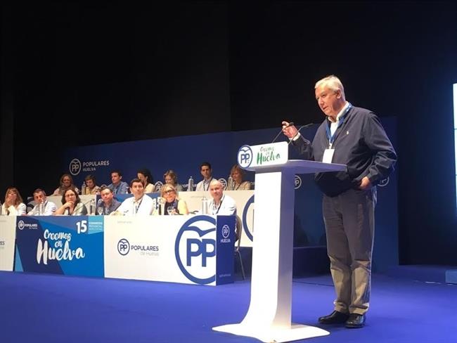 Javier Arenas en el Congreso del PP en Islantilla. | EUROPA PRESS/PP ep javier arenascongresoppislantilla