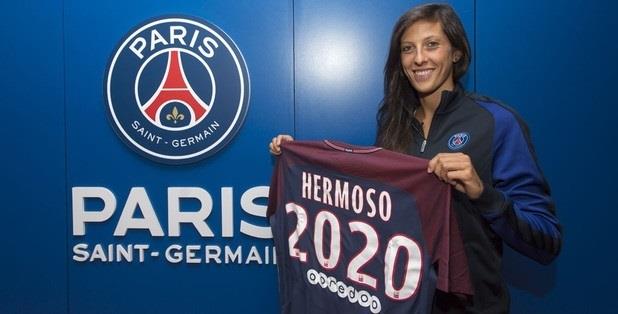 Jenni Hermoso posa con su nueva camiseta del PSG | PSG ep jenni hermoso posasu nueva camisetapsg