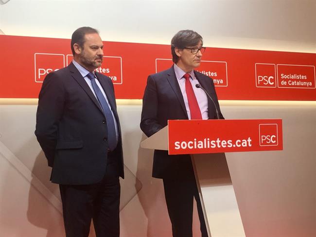 José Luis Ábalos (PSOE) Salvador Illa (PSC) | EUROPA PRESS ep jose luis abalos psoe salvador illa psc