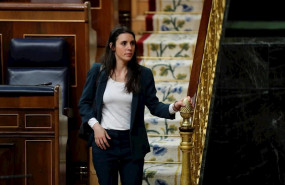 ep la ministra de igualdad irene montero durante el pleno celebrado este miercoles en el congreso