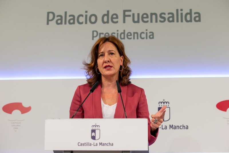 ep la portavoz del gobierno regional blanca fernandez en rueda de prensa