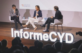 ep la presidenta de banco santander ana botin durante la presentacion del informe cyd 2025