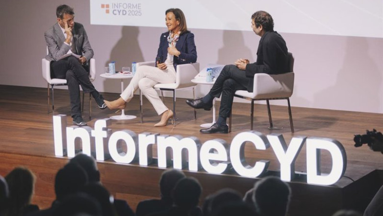 ep la presidenta de banco santander ana botin durante la presentacion del informe cyd 2025