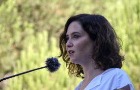 ep la presidenta de la comunidad de madrid isabel diaz ayuso interviene en una rueda de prensa