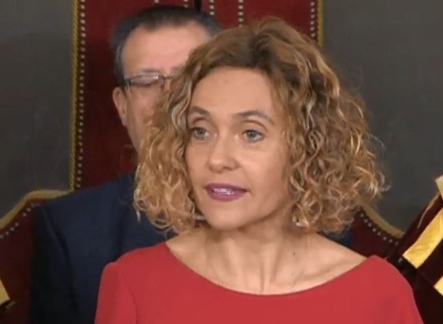 ep la presidenta del congreso meritxell batet durante el discurso por el dia de la contitucion