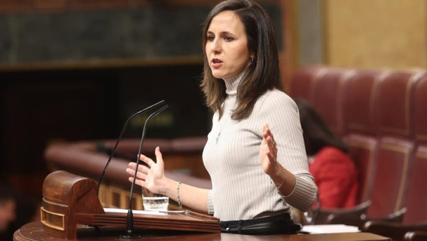 ep la secretaria general de podemos ione belarra en una sesion de control al gobierno en el congreso