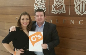 ep la vicealcaldesa de alicante mari carmen sanchez y el senador valenciano de ciudadanos emilio