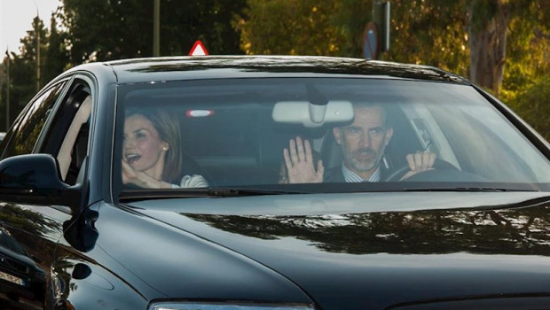ep los reyes en un vehiculo anterior al adquirido el pasado verano