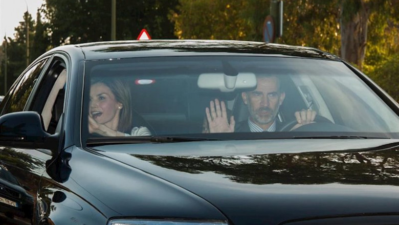 ep los reyes en un vehiculo anterior al adquirido el pasado verano