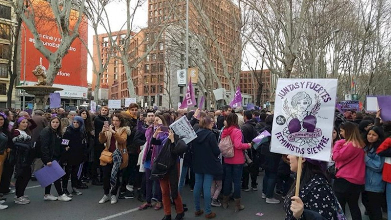 ep manifestacion del 8m en madrid