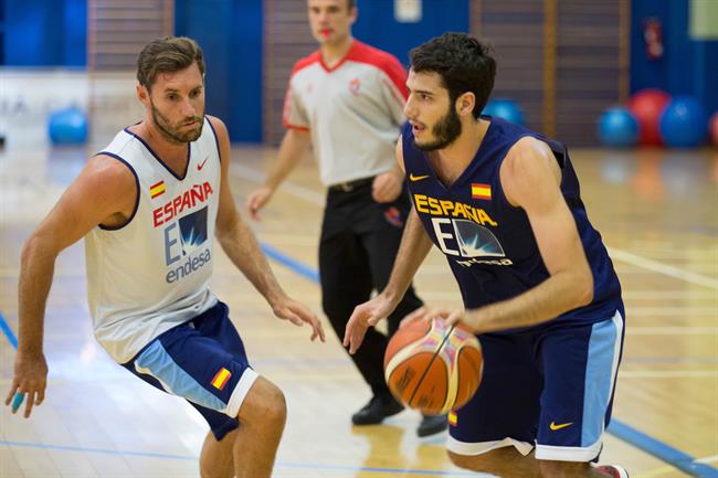 Rudy Fernández, Alex Abrines, entrenamiento Selección Española de Baloncesto | JUAN PELEGRIN ep rudy fernandez alex abrines entrenamiento seleccion espanolabaloncesto