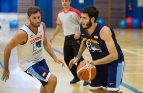 ep rudy fernandez alex abrines entrenamiento seleccion espanolabaloncesto