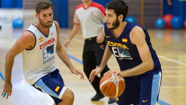 ep rudy fernandez alex abrines entrenamiento seleccion espanolabaloncesto