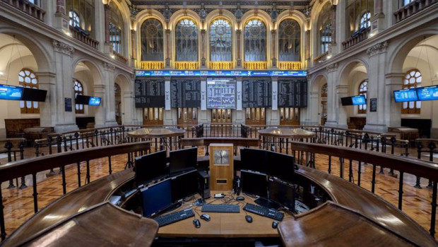 ep vista general del palacio de la bolsa a 7 de noviembre de 2021 en madrid espana