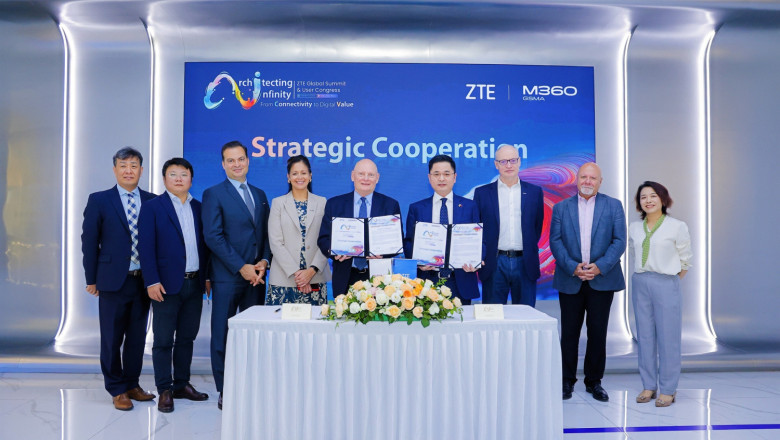 ZTE y GSMA anuncian la celebración conjunta de la Cumbre Global y Congreso de Usuarios de ZTE y GSMA M360 ASEAN en el MWC26 de Shanghái (PRNewsfoto/ZTE Corporation) zte and gsma announce co location between zte global summit user congress and gsma m360 asean at m