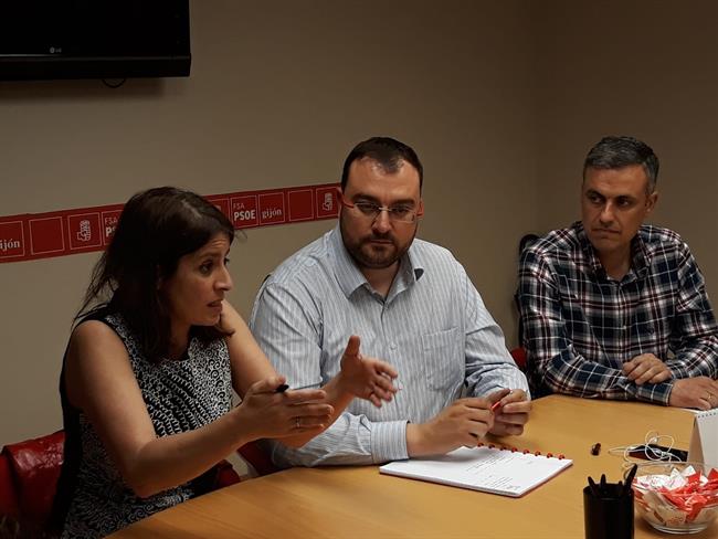 ADRIANA LASTRA, ADRIÁN BARBÓN E IVÁN ARDURA (PSOE) | EUROPA PRESS ep adriana lastra adrian barbon e ivan ardura psoe