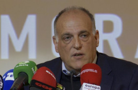 ep archivo   el presidente de laliga javier tebas este lunes en la escuela de radio pedro morata de