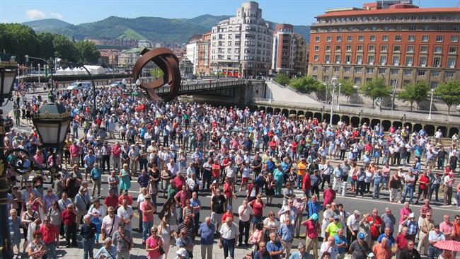 Concentración De Pensionistas De Bilbao | Europa Press ep concentracionpensionistasbilbao 20180729170903