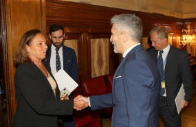 ep el ministro del interior en funciones fernando grande-marlaska con su homologa italiana luciana