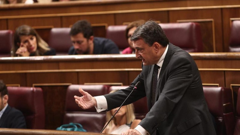 El portavoz del PNV en el Congreso de los Diputados, Aitor Esteban, comparece en sesión de control al Gobierno en funciones. | Eduardo Parra - Europa Press ep el portavoz del pnv en el congreso de los diputados aitor esteban comparece en sesion de control