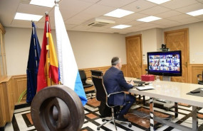ep el presidente de canarias angel victor torres durante la reunion de presidentes autonomicos