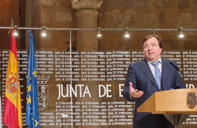 ep el presidente de la junta de extremadura guillermo fernandez vara en rueda de prensa en mrida