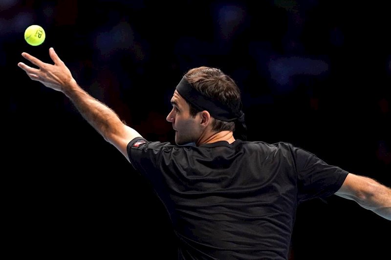 ep el tenista suizo roger federer en las finales de la atp