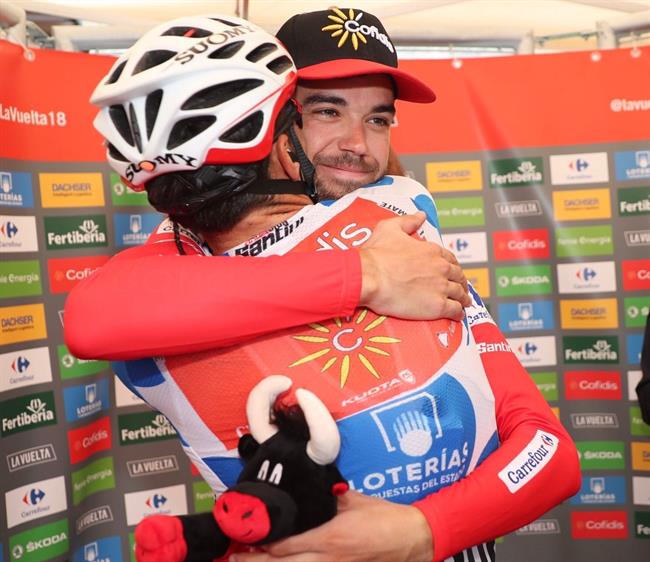 El flamante líder de la Vuelta a España, Jesús Herrada | PHOTOGÓMEZ SPORT ep flamante liderla vueltaespana jesus herrada