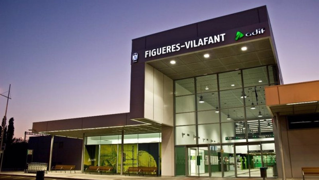 ep imagen de recurso de la estacion ferroviaria de figueres vilafant girona