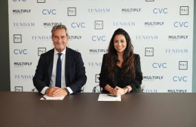 ep jaume miquel presidente y consejero delegado de tendam y samia bouazza consejera delegada de