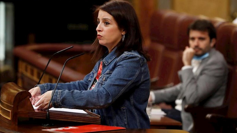 La portavoz del PSOE, Adriana Lastra, interviene en el del pleno del Congreso que debate este miércoles | Pool ep la portavoz del psoe adriana lastra interviene en el del pleno del congreso que debate este