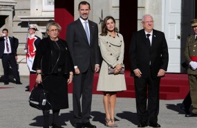 ep los reyesespanapresidenteisraelsu mujer