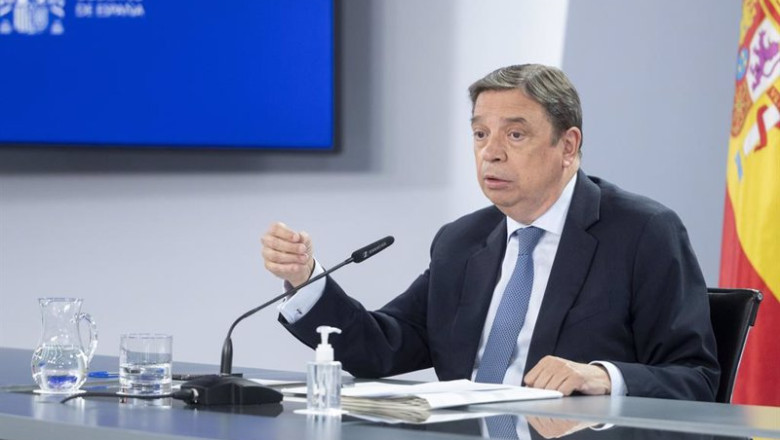 Luis Planas en una comparecencia ante los medios de comunicación. | Alberto Ortega - Europa Press ep luis planas en una comparecencia ante los medios de comunicacion