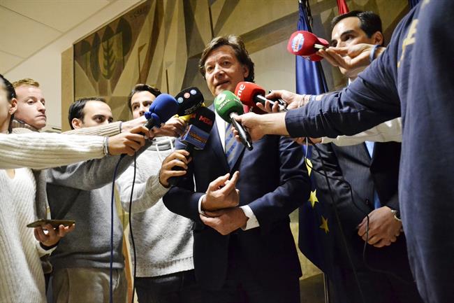 El presidente del Consejo Superior de Deportes, José Ramón Lete, en un canutazo | EUROPA PRESS ep presidenteconsejo superiordeportes jose ramon lete encanutazo