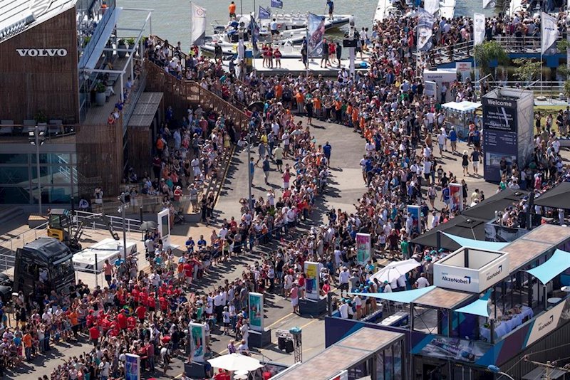 ep puerto de itajai durante la volvo ocean race 2018