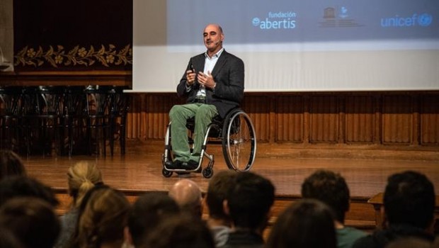 Sebas Lorente en el curs de seguretat vial de Fundació Abertis | ABERTIS ep sebas lorentecursseguretat vialfundacio abertis