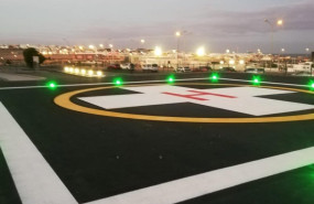 ep archivo   el area de salud de fuerteventura adapta su helipuerto para mejorar la operatividad