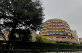 ep archivo   fachada del edificio del tribunal constitucional de espana en madrid espana