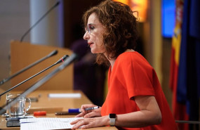 ep archivo   la ministra de hacienda y funcion publica maria jesus montero interviene en una rueda