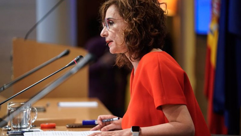 ep archivo   la ministra de hacienda y funcion publica maria jesus montero interviene en una rueda