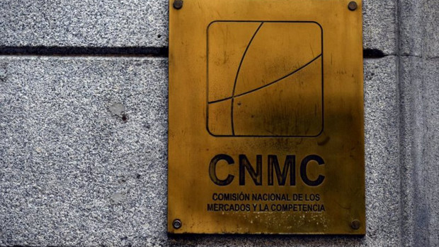 ep archivo - placa identificativa en el edificio de la cnmc en madrid espana