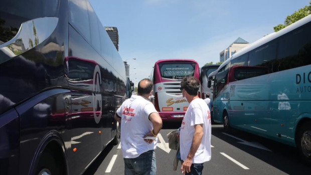 ep archivo   varios conductores de autobus