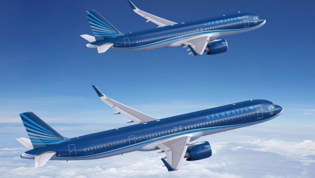 ep avion de airbus para azerbaijan airlines