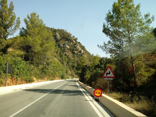 CV-675 entre Barx y Gandia, carretera, precaución, circulación, vía, carril, | DIPUTACIÓ DE VALÈNCIA ep cv-675barxgandia carretera precaucion circulacion via carril